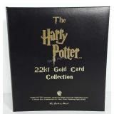 The Harry Potter gold card collection album