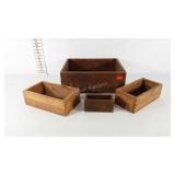 Wooden crates/boxes