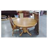 Batchelor dining table and single chair, 48"