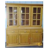 China hutch cabinet, 70" x 18" x 78", seller code