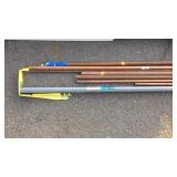 Closet pole and copper pipes