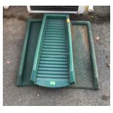 Three gutter splash guards