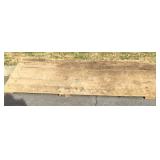 Section of barn board wall, 88 inches x  37