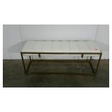 Vinyl bench, 43 x 14, seller code B6