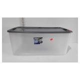 Sterilite storage tote with latching lid, 116