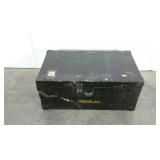 Military style trunk/footlocker, marked 