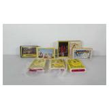 Souvenir playing card decks, seven total,