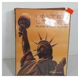 United States plate block album full of stamps