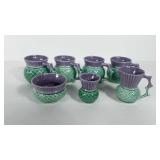 West Highland pottery, Thistle pattern, includes