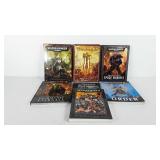 Seven Warhammer strategy game books
