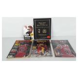 Basketball ephemera, includes Beckett basketball