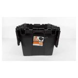 Heavy Duty fliptop storage tote, 12 gallon