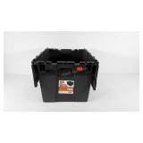 Heavy Duty fliptop storage tote, 12 gallon