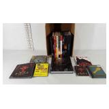 Video game books, includes Halo, Resident Evil,