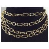 Premier design jewelry, 4 strand goldtone