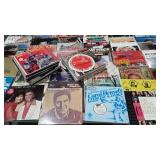 Vinyl records, almost 100 albums, artist include