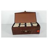 Case of 8 track tapes, includes peaches and herb,