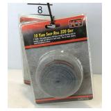 Three 10 yard shop rolls 120grit, 80grit, and