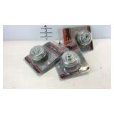 Three 3in crimped cup brushes