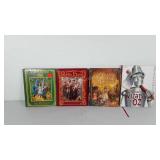 Four books, includes The Wizard of Oz, Robin Hood