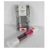 Shower curtain with hooks and new clothesline