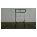 Metal scrollwork rack, 39" tall