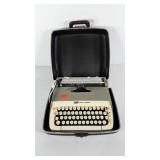 Smith-Corona typewriter in case