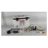 Engel 13 quart live bait cooler with Engel air