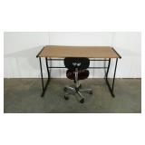 Desk and adjustable chair, seller code L9