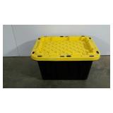 12 gallon heavy duty tote with lid, seller code