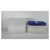 Storage bins, includes twelve total