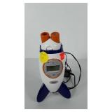 Discovery kids rocketship alarm clock, powers up