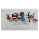 Scottish Terrier trinket boxes, paperweights, pen