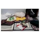 Textiles, tablecloths, placemats, bathmats, hot