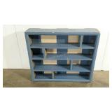 Shelving unit, 32 x 7 x 27, may have been used
