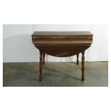 42" drop leaf table with two 10" inserts, wear as