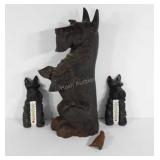 Cast iron Scottish Terrier (tail is broken, part
