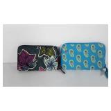 Two Vera Bradley wallets