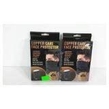 Copper care face protector,  2 boxes