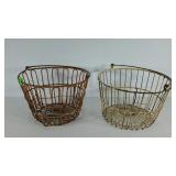 Egg baskets, plasti-coated, wear as shown
