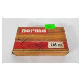 Norma 7.65ARG cartridges, 16 total