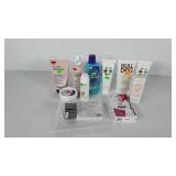Cosmetic group, includes body bronzer, face wash,