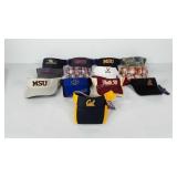 Thirteen college visors, includes Kentucky