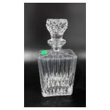 Crystal decanter, 10.5"