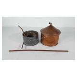 Copper and galvanized still parts