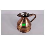 Copper pitcher, marked as shown