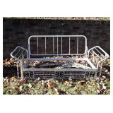 Metal Porch Glider Sofa Frame with pair of iron