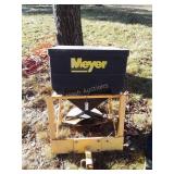 Meyer Mini Broadcast Spreader, poly hopper, the