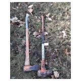 2-Heavy Duty Wood Splitting Mauls