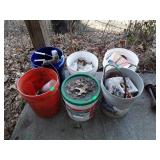 Hardware and Tools group, 6 buckets with Copper